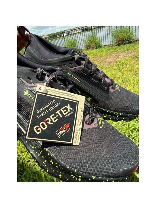 * 7 MEN\'S NIKE PEGASUS TRAIL 5 GTX FQ0908-014 GORE-TEX BLACK VOLT main image 9